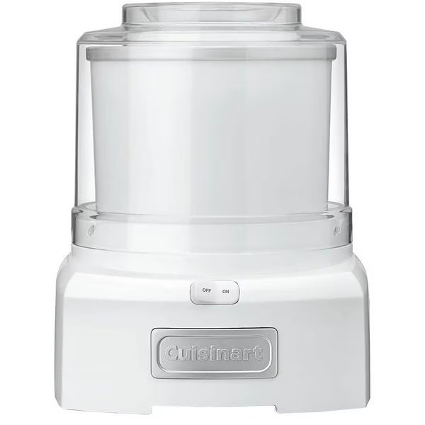 ICE21 Frozen Yogurt, 112 qt, 120 W, Plastic Housing Material, White, Cuisinart, Mfr#: ICE-21P1